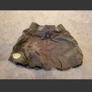 Shilav olive green bubble skirt size 6y